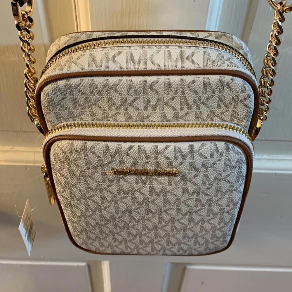 MK Michael Kors Jet Set crossbody purse handbag NWT. - Picture 6 of 11